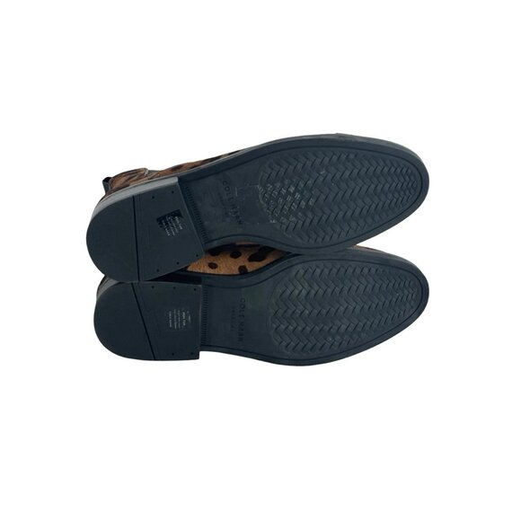 Cole Haan Mara Grand Chelsea Ankle Boots Leopard Print Womens 9 New - Picture 8 of 8